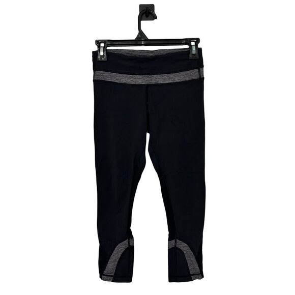 lululemon athletica Pants - 🖤✨ Lululemon Inspire Cropped Black Leggings Size 4 - Strong Girl Chic 💪🏃‍♀️